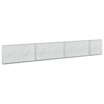 vidaXL Gabionas su 5 mm viela ir 5x2,5 cm tinkleliu 350x10x50 cm