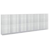 vidaXL Gabionas su 5 mm viela ir 5x2,5 cm tinkleliu 600x50x200 cm