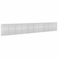 vidaXL Gabionas su 5 mm viela ir 5x2,5 cm tinkleliu 1000x20x150 cm