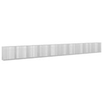 vidaXL Gabionas su 5 mm viela ir 5x2,5 cm tinkleliu 1000x50x100 cm