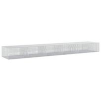 vidaXL Gabionas su 5 mm viela ir 5x2,5 cm tinkleliu 550x100x50 cm