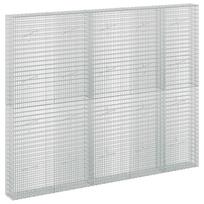 vidaXL Gabionas su 5 mm viela ir 5x2,5 cm tinkleliu 250x20x200 cm