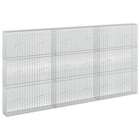 vidaXL Gabionas su 5 mm viela ir 5x2,5 cm tinkleliu 300x20x150 cm