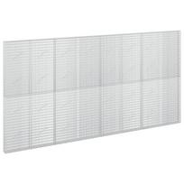 vidaXL Gabionas su 5 mm viela ir 5x2,5 cm tinkleliu 400x10x200 cm