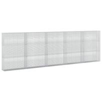 vidaXL Gabionas su 5 mm viela ir 5x2,5 cm tinkleliu 500x30x150 cm