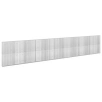 vidaXL Gabionas su 5 mm viela ir 5x2,5 cm tinkleliu 1100x20x200 cm