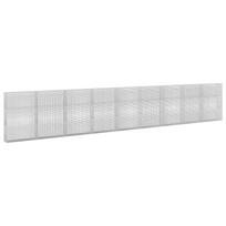 vidaXL Gabionas su 5 mm viela ir 5x2,5 cm tinkleliu 900x30x150 cm