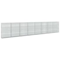 vidaXL Gabionas su 5 mm viela ir 5x2,5 cm tinkleliu 800x30x150 cm