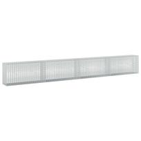 vidaXL Gabionas su 5 mm viela ir 5x2,5 cm tinkleliu 400x30x50 cm