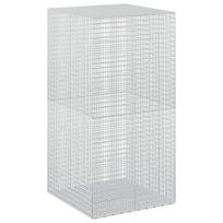 vidaXL Gabionas su 5 mm viela ir 5x2,5 cm tinkleliu 100x100x200 cm