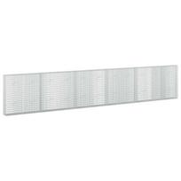vidaXL Gabionas su 5 mm viela ir 5x2,5 cm tinkleliu 550x20x100 cm