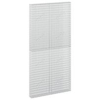 vidaXL Gabionas su 5 mm viela ir 5x2,5 cm tinkleliu 100x10x200 cm