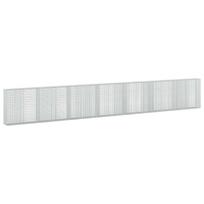 vidaXL Gabionas su 5 mm viela ir 5x2,5 cm tinkleliu 700x30x100 cm