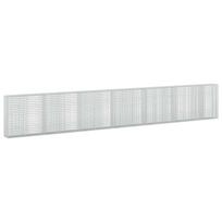 vidaXL Gabionas su 5 mm viela ir 5x2,5 cm tinkleliu 650x30x100 cm
