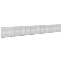 vidaXL Gabionas su 5 mm viela ir 5x2,5 cm tinkleliu 1200x30x150 cm