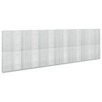vidaXL Gabionas su 5 mm viela ir 5x2,5 cm tinkleliu 650x20x200 cm