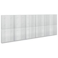 vidaXL Gabionas su 5 mm viela ir 5x2,5 cm tinkleliu 550x20x200 cm