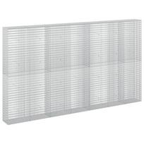 vidaXL Gabionas su 5 mm viela ir 5x2,5 cm tinkleliu 350x30x200 cm