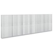 vidaXL Gabionas su 5 mm viela ir 5x2,5 cm tinkleliu 600x30x200 cm