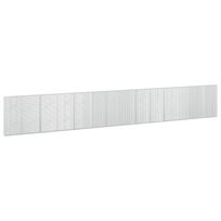 vidaXL Gabionas su 5 mm viela ir 5x2,5 cm tinkleliu 700x10x100 cm