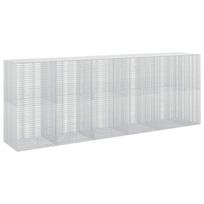 vidaXL Gabionas su 5 mm viela ir 5x2,5 cm tinkleliu 550x100x200 cm