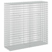 vidaXL Gabionas su 5 mm viela ir 5x2,5 cm tinkleliu 100x30x100 cm