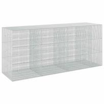 vidaXL Gabionas su 5 mm viela ir 5x2,5 cm tinkleliu 350x100x150 cm