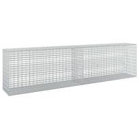 vidaXL Gabionas su 5 mm viela ir 5x2,5 cm tinkleliu 200x30x50 cm