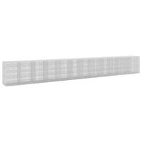 vidaXL Gabionas su 5 mm viela ir 5x2,5 cm tinkleliu 1200x100x150 cm