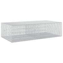 vidaXL Gabionas su 5 mm viela ir 5x2,5 cm tinkleliu 200x100x50 cm