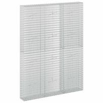 vidaXL Gabionas su 5 mm viela ir 5x2,5 cm tinkleliu 150x20x200 cm