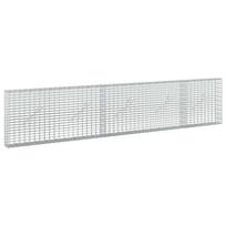vidaXL Gabionas su 5 mm viela ir 5x2,5 cm tinkleliu 250x10x50 cm