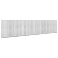 vidaXL Gabionas su 5 mm viela ir 5x2,5 cm tinkleliu 850x50x200 cm