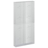 vidaXL Gabionas su 5 mm viela ir 5x2,5 cm tinkleliu 100x20x200 cm