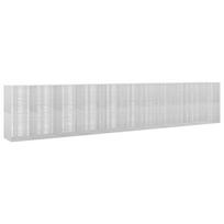 vidaXL Gabionas su 5 mm viela ir 5x2,5 cm tinkleliu 1050x100x200 cm