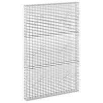 vidaXL Gabionas su 5 mm viela ir 5x2,5 cm tinkleliu 100x10x150 cm