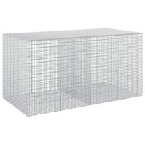 vidaXL Gabionas su 5 mm viela ir 5x2,5 cm tinkleliu 200x100x100 cm