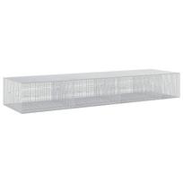 vidaXL Gabionas su 5 mm viela ir 5x2,5 cm tinkleliu 350x100x50 cm
