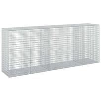 vidaXL Gabionas su 5 mm viela ir 5x2,5 cm tinkleliu 250x50x100 cm