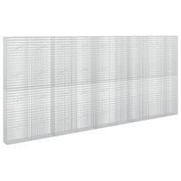 vidaXL Gabionas su 5 mm viela ir 5x2,5 cm tinkleliu 450x20x200 cm