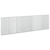 vidaXL Gabionas su 5 mm viela ir 5x2,5 cm tinkleliu 350x10x100 cm