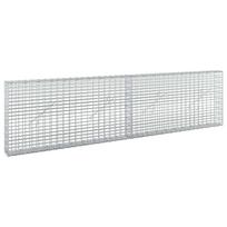 vidaXL Gabionas su 5 mm viela ir 5x2,5 cm tinkleliu 200x10x50 cm