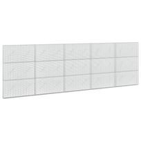 vidaXL Gabionas su 5 mm viela ir 5x2,5 cm tinkleliu 500x10x150 cm