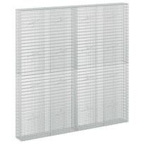 vidaXL Gabionas su 5 mm viela ir 5x2,5 cm tinkleliu 200x20x200 cm