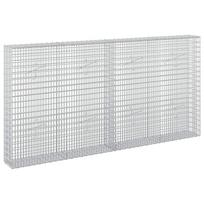 vidaXL Gabionas su 5 mm viela ir 5x2,5 cm tinkleliu 200x20x100 cm