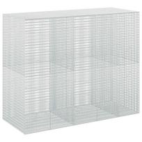 vidaXL Gabionas su 5 mm viela ir 5x2,5 cm tinkleliu 250x100x200 cm