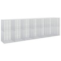 vidaXL Gabionas su 5 mm viela ir 5x2,5 cm tinkleliu 650x100x200 cm