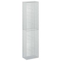 vidaXL Gabionas su 5 mm viela ir 5x2,5 cm tinkleliu 50x30x200 cm