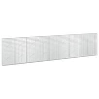 vidaXL Gabionas su 5 mm viela ir 5x2,5 cm tinkleliu 450x10x100 cm