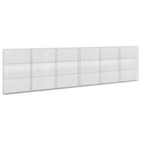vidaXL Gabionas su 5 mm viela ir 5x2,5 cm tinkleliu 600x20x150 cm
